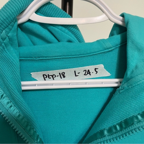 Lululemon Hooded Zip up Jacket Blue | Sz 6 - Picture 8 of 12